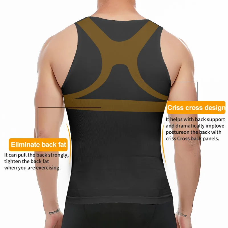 Funki Buys | Shapewear | Men's Slimming Singlet Body Shaper