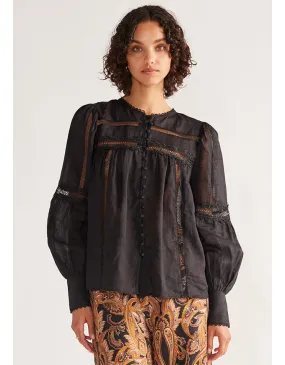 Genevieve Blouse Black