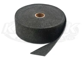 Graphite Black Exhaust Insulating Header Wrap - Rolls 1" X 1/16" X 50' Roll