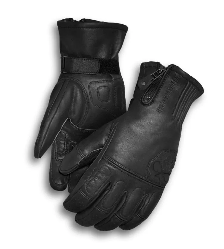 Harley-Davidson® Men's Admiral Under Cuff Gauntlet Gloves - 98226-18VM