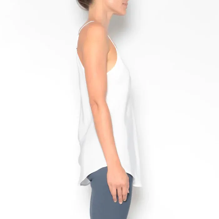 Henrietta Silk Camisole - White