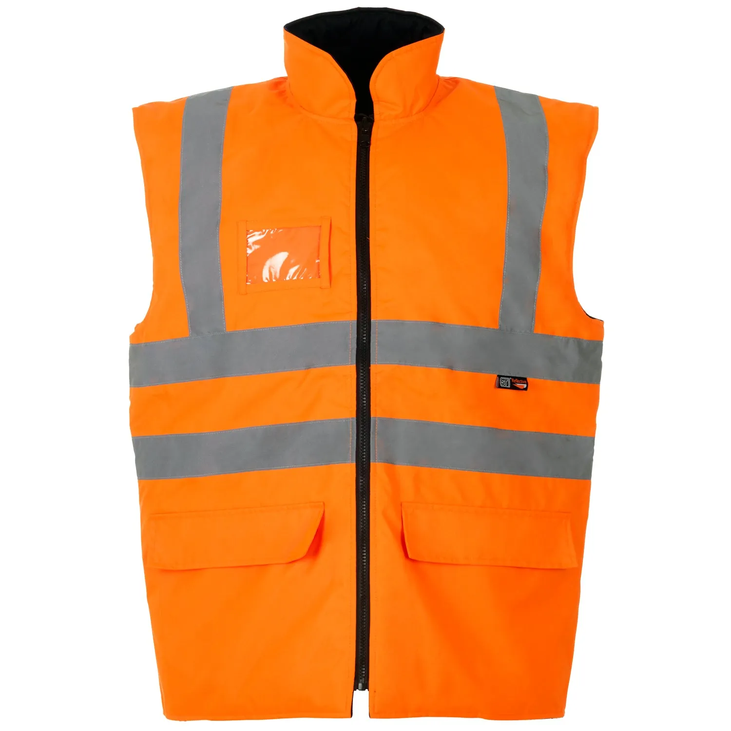 Hi-Vis Yellow Breathable Interactive Bodywarmer