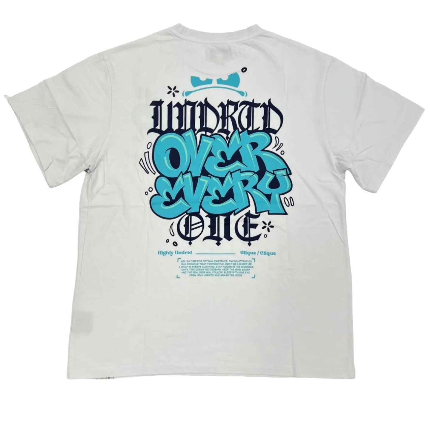 HIGHLY UNDRTD Graffiti Graphic T-Shirt - White