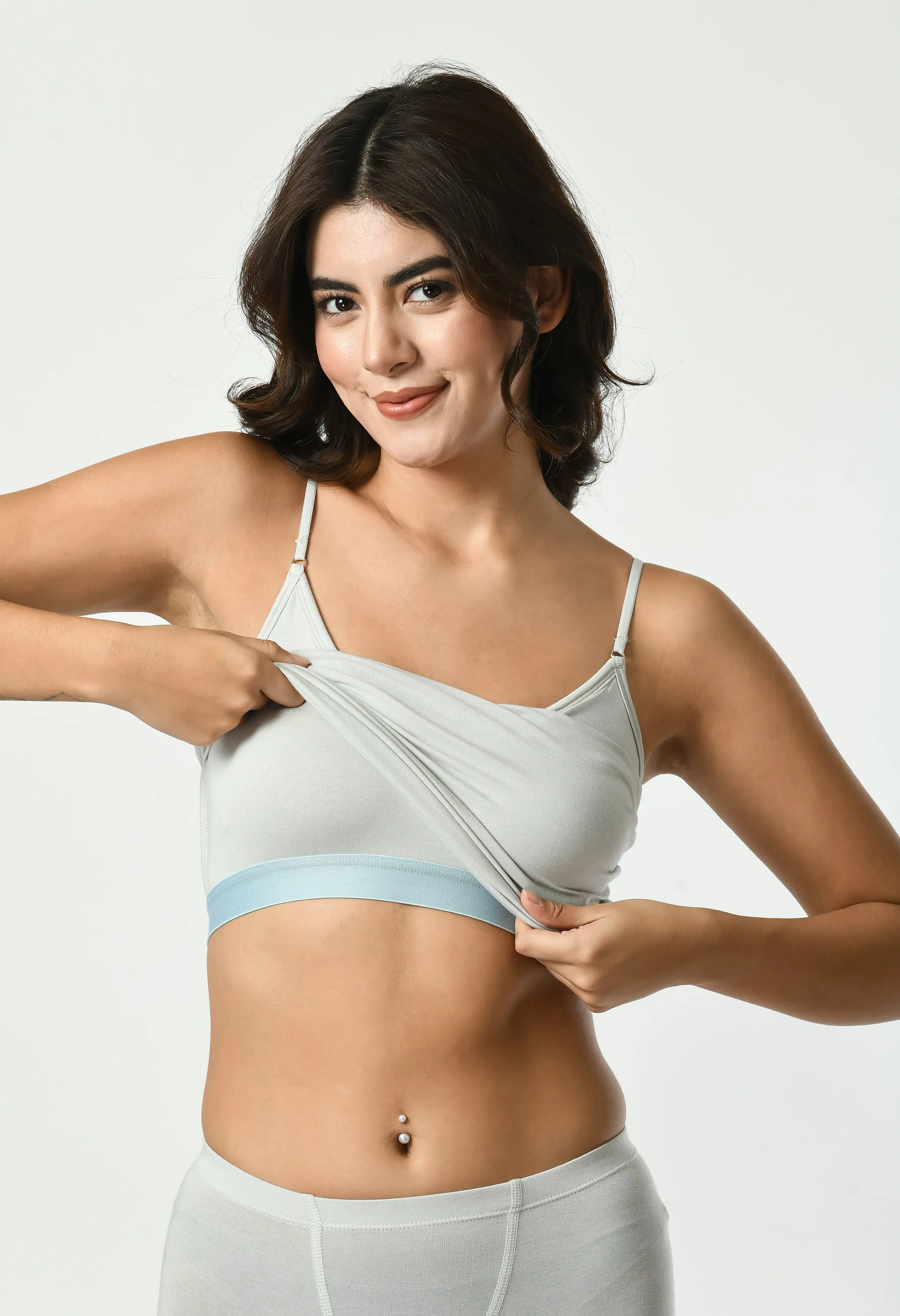 In Built Cami Bra with detachable pad #4023