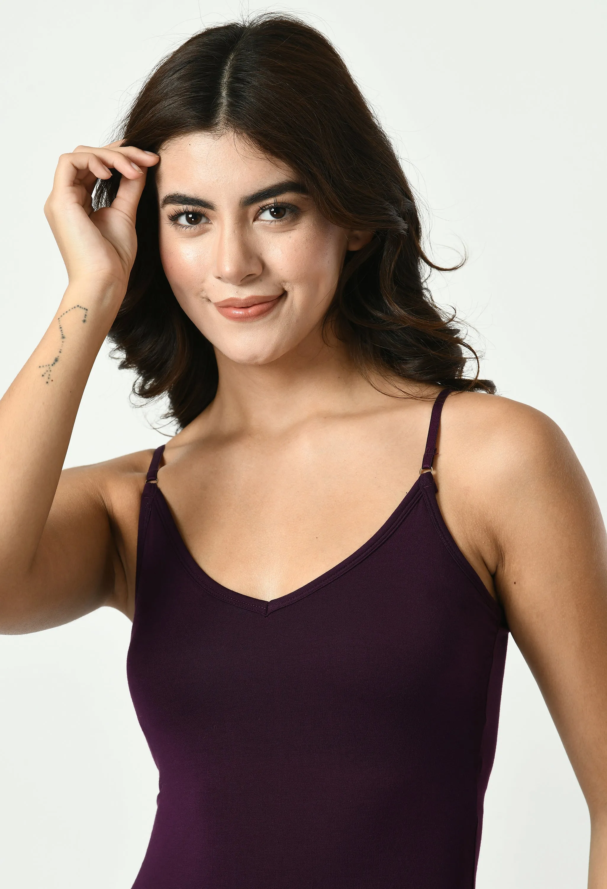 In Built Cami Bra with detachable pad #4023