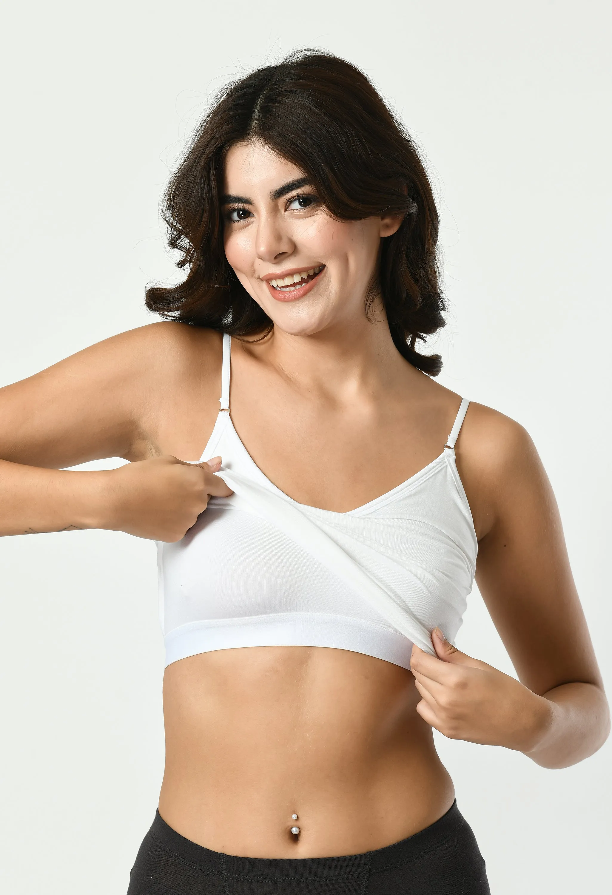 In Built Cami Bra with detachable pad #4023