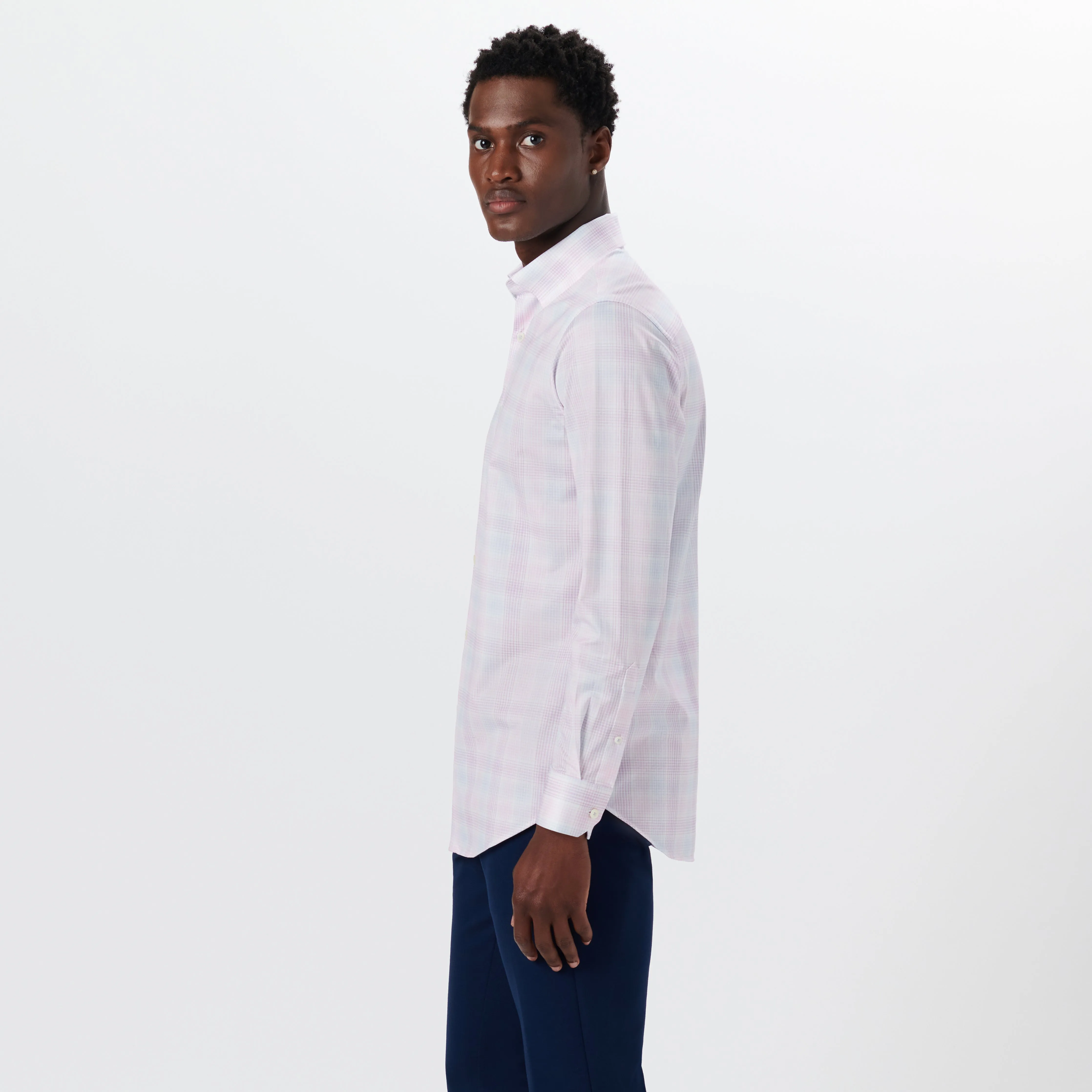 JAMES Plaid Check OoohCotton Twill Shirt