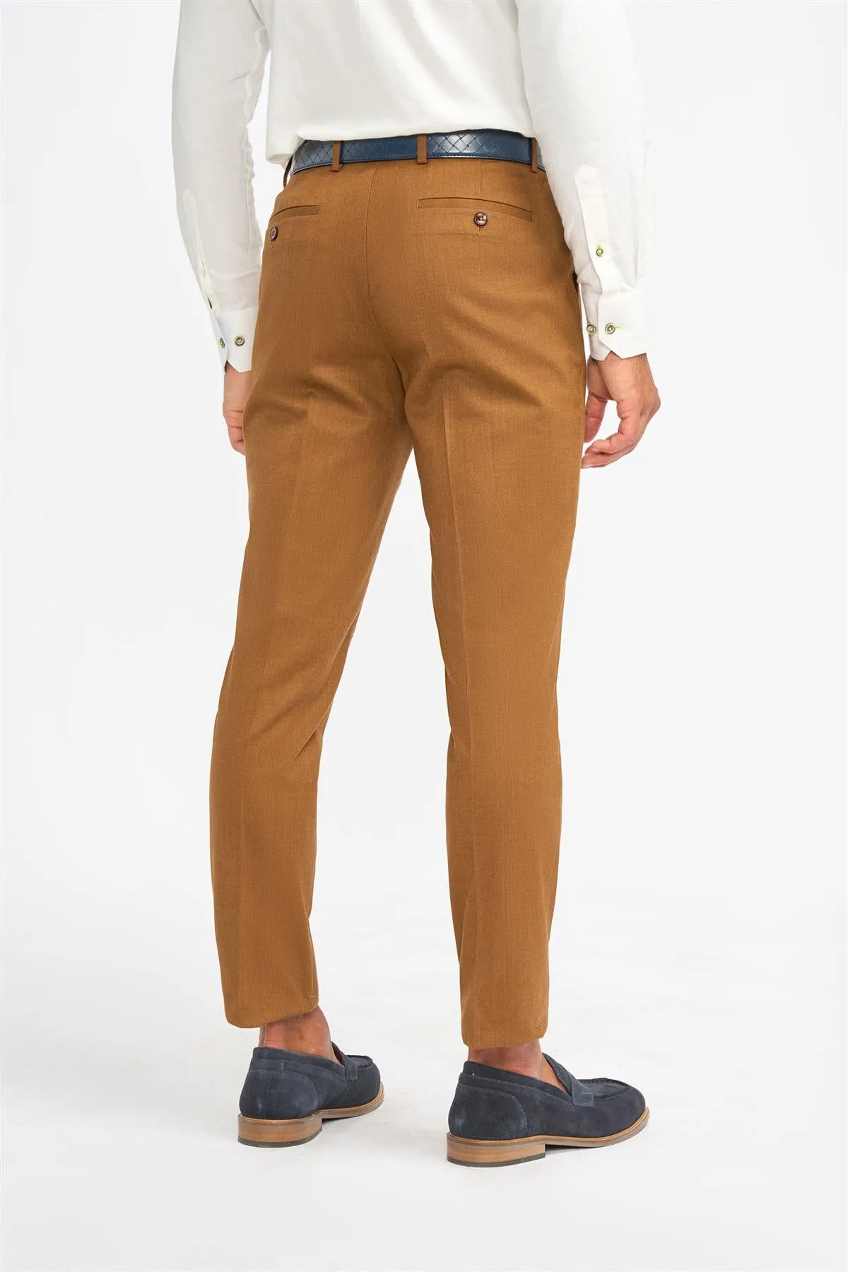 James Sierra Super 130s Wool Trouser