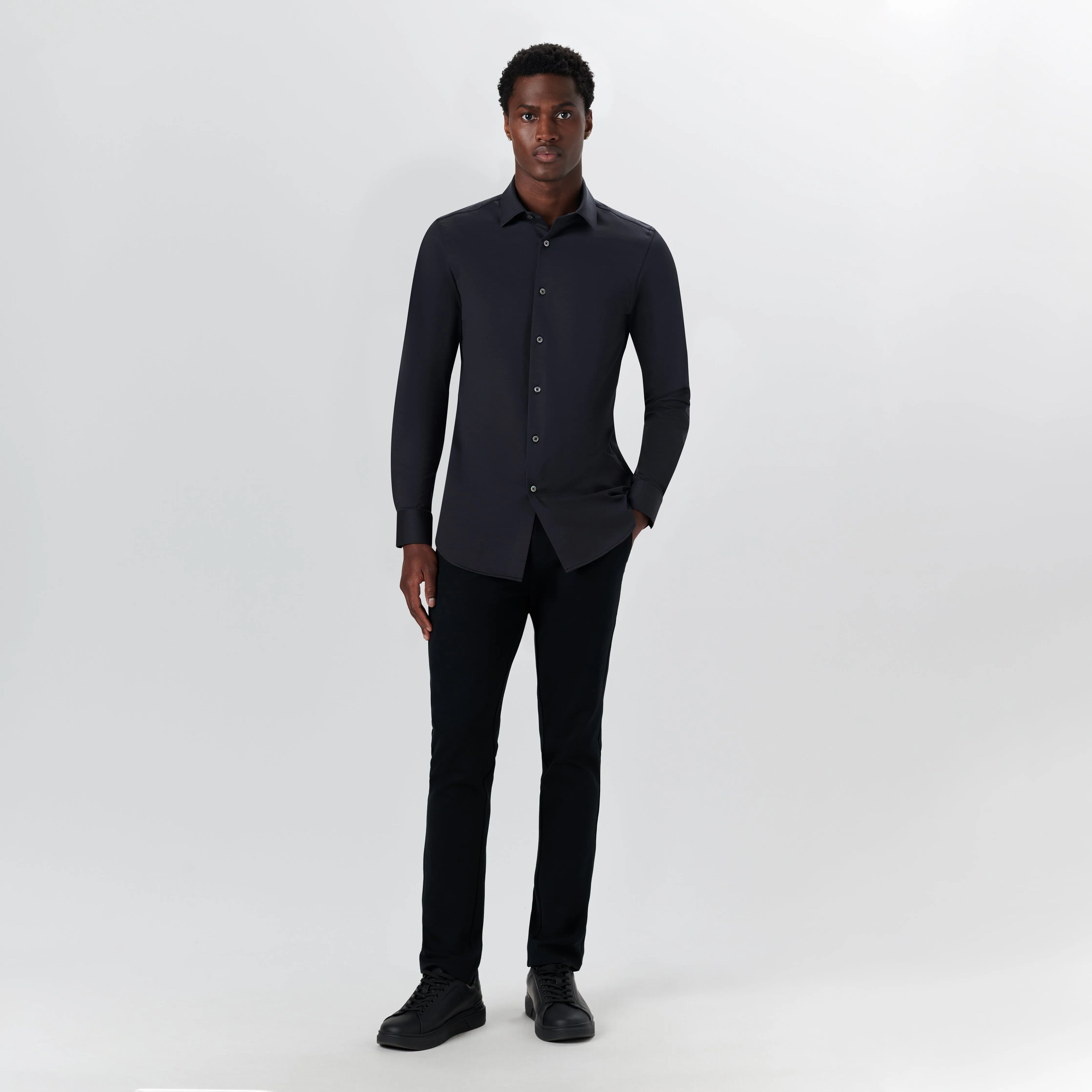 JAMES Solid OoohCotton Twill Shirt