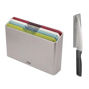 Joseph Joseph Folio™ Icon Chopping Board Set with Chef’s Knife