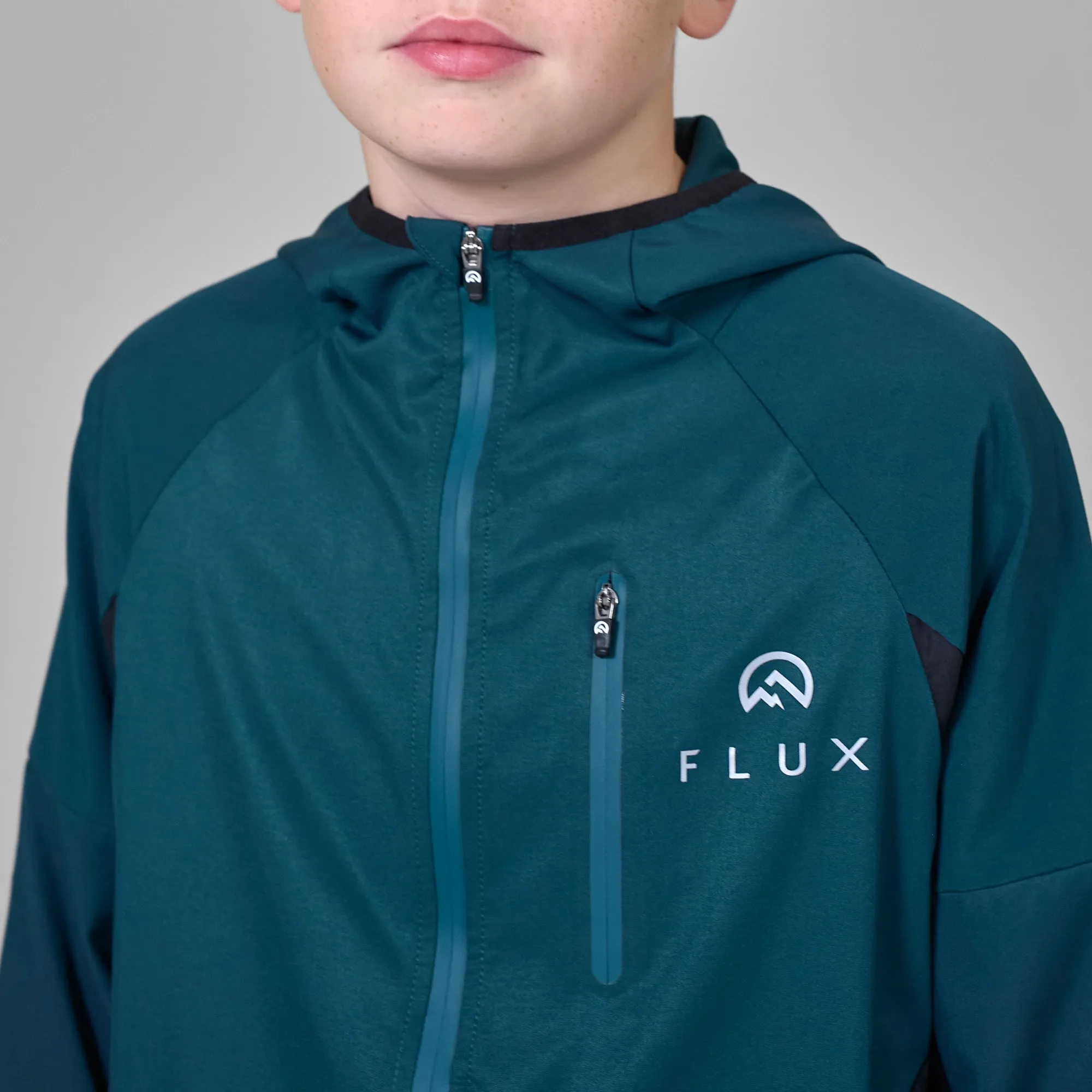 Junior Gradient Jacket - Jungle Green