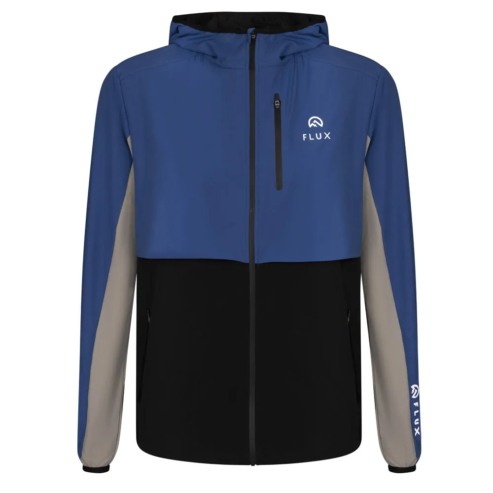 Junior Versatility Tracksuit Jacket - Black/Cobalt/Blue