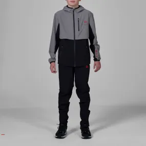 Junior Versatility Tracksuit Jacket - Black/Grey/Red