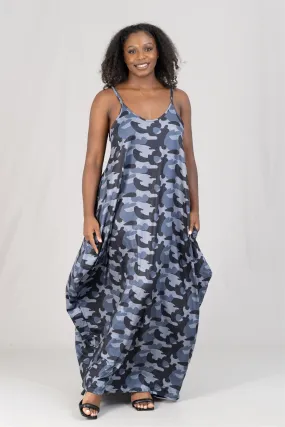 KaraChic CHH22045 Print Knit Maxi Dress