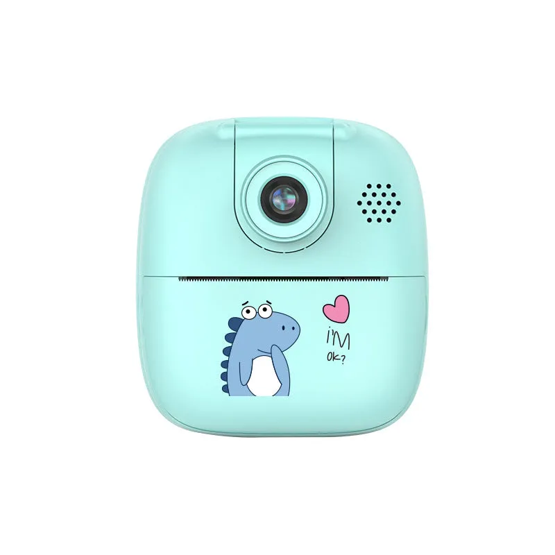 Kids Instant Thermal Print Digital Camera and Video Recorder with 2 Inch HD and 1080P Screen