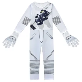 Kids Marshmallow DJ Rock Jumpsuit with Gloves and LED Helmet