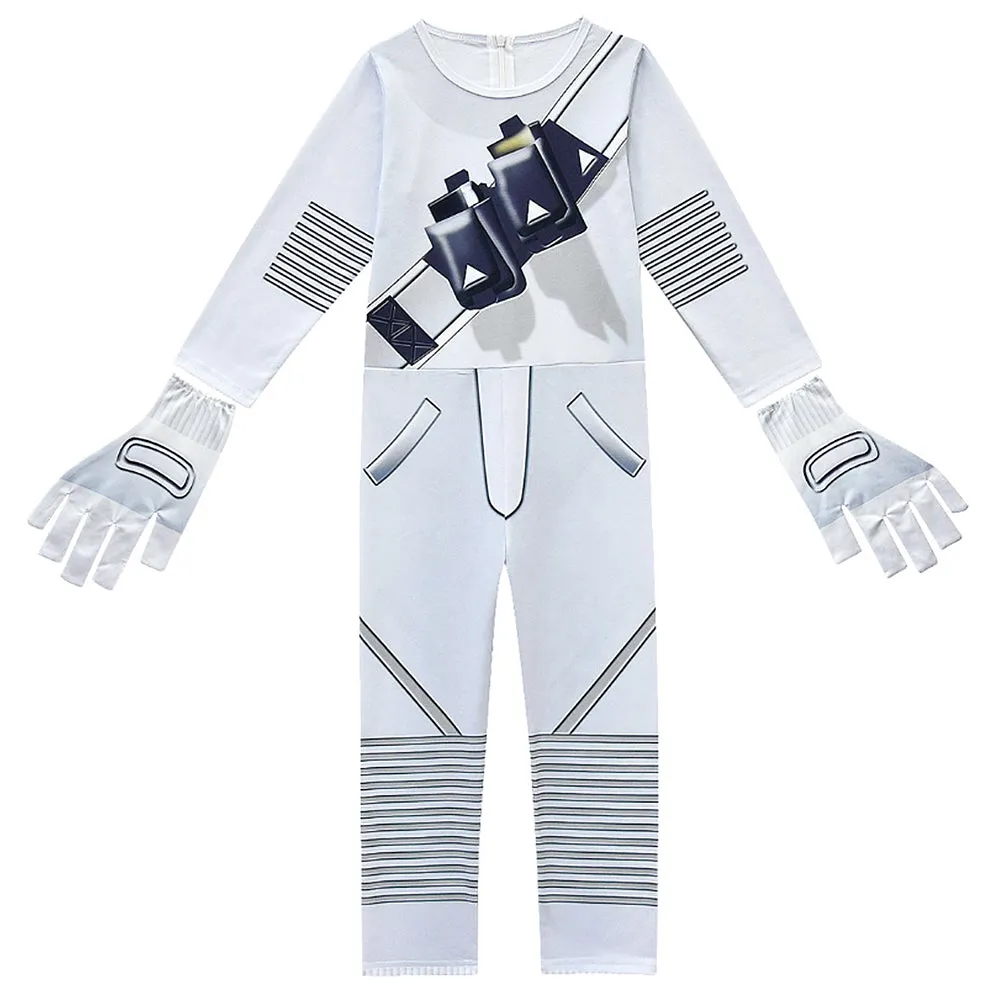 Kids Marshmallow DJ Rock Jumpsuit with Gloves and LED Helmet