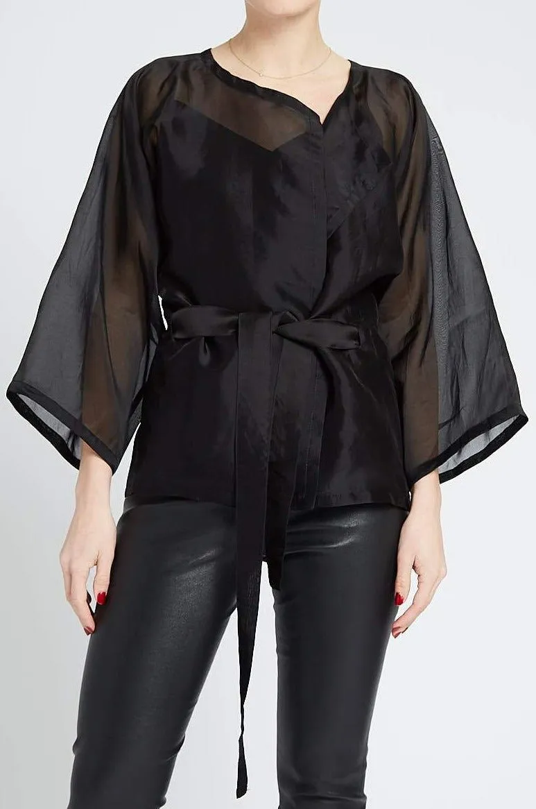 KIMONO JACKET IN ORGANZA