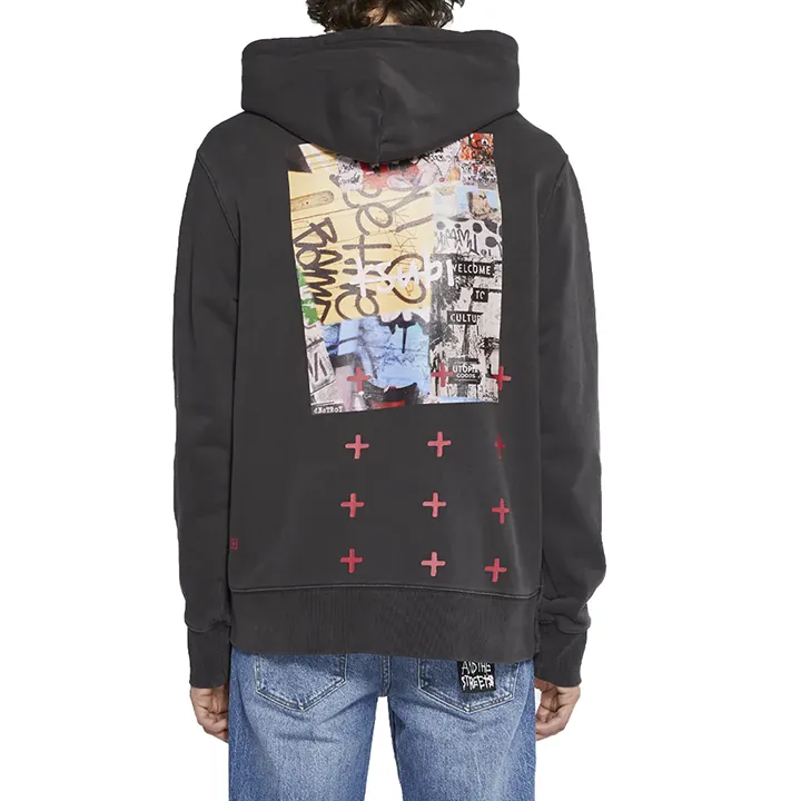 Kulture Kash Hoodie (Faded Black) - KMFA23FL012001