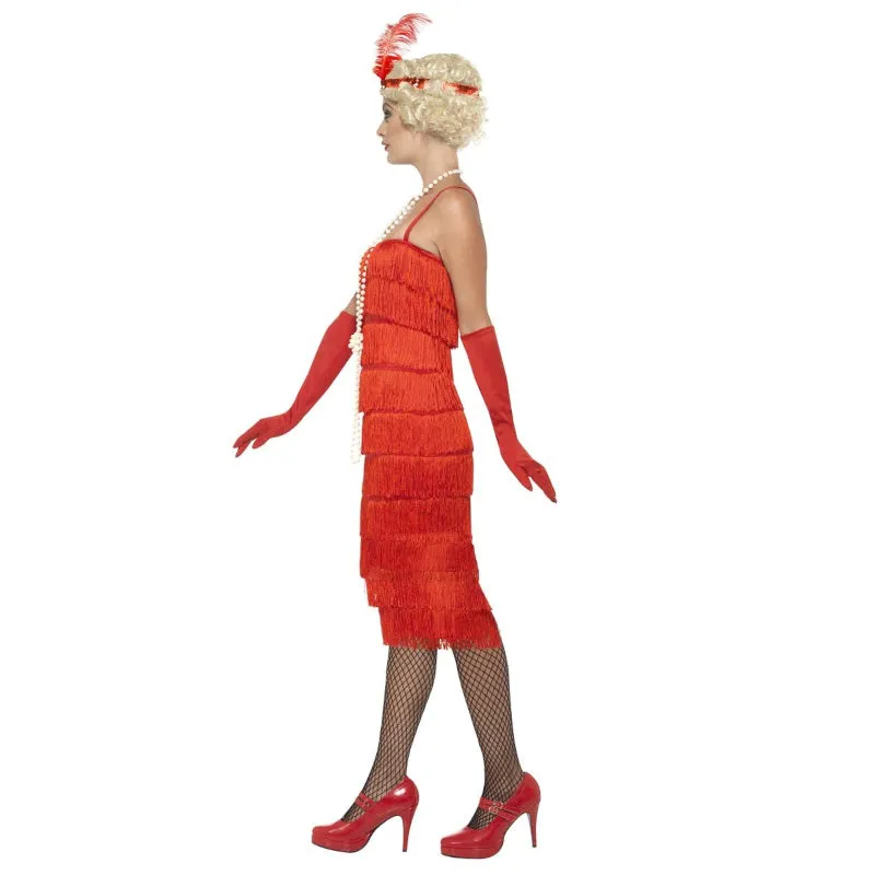 Long Flapper Costume - Red