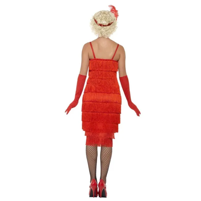 Long Flapper Costume - Red