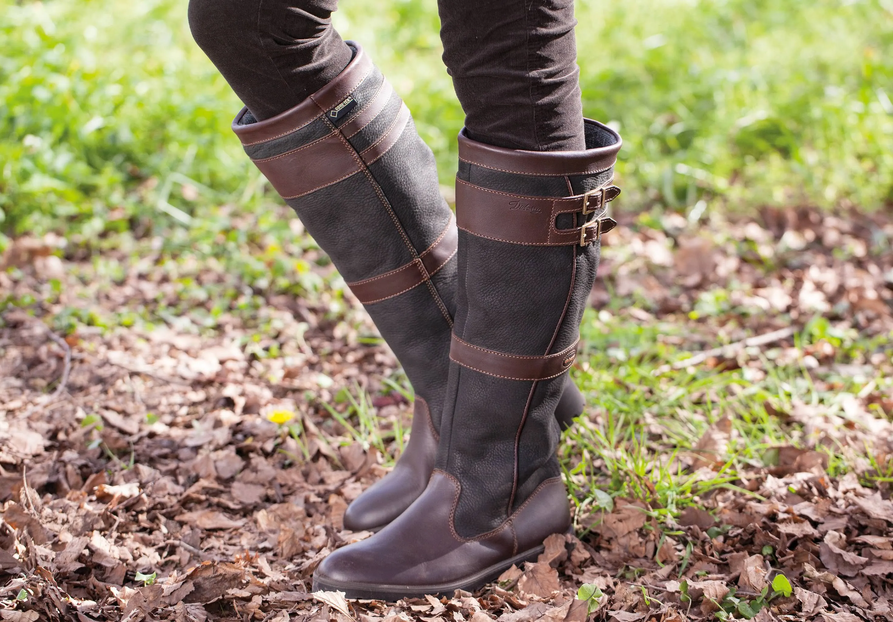 Longford Country Boot - Black/Brown