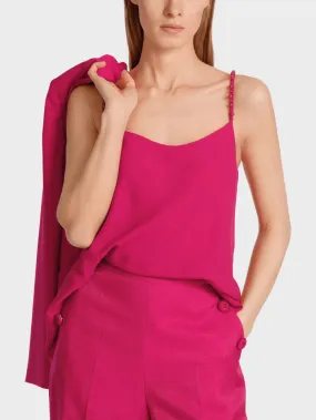 Marc Cain Collections Top With Beaded Straps In Deep Fuchsia WC 61.27 W90 COL 267