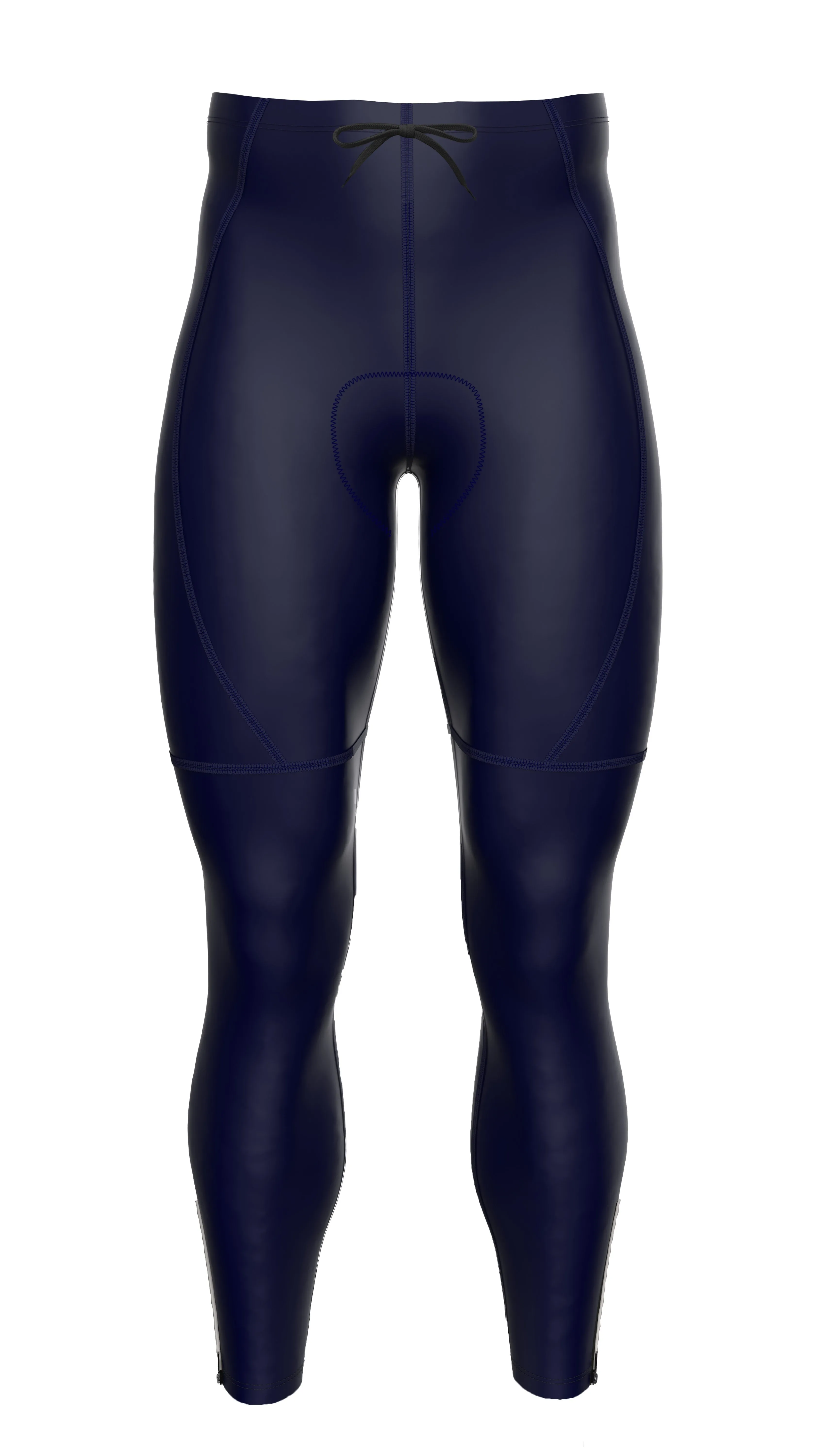 Men Navy Cycling Tights