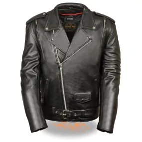 Men's Vented M/C jacket w/ Side Lace