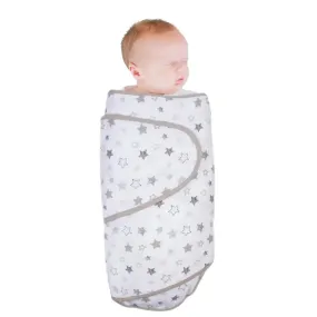 Miracle Blanket Swaddle - GREY STARS