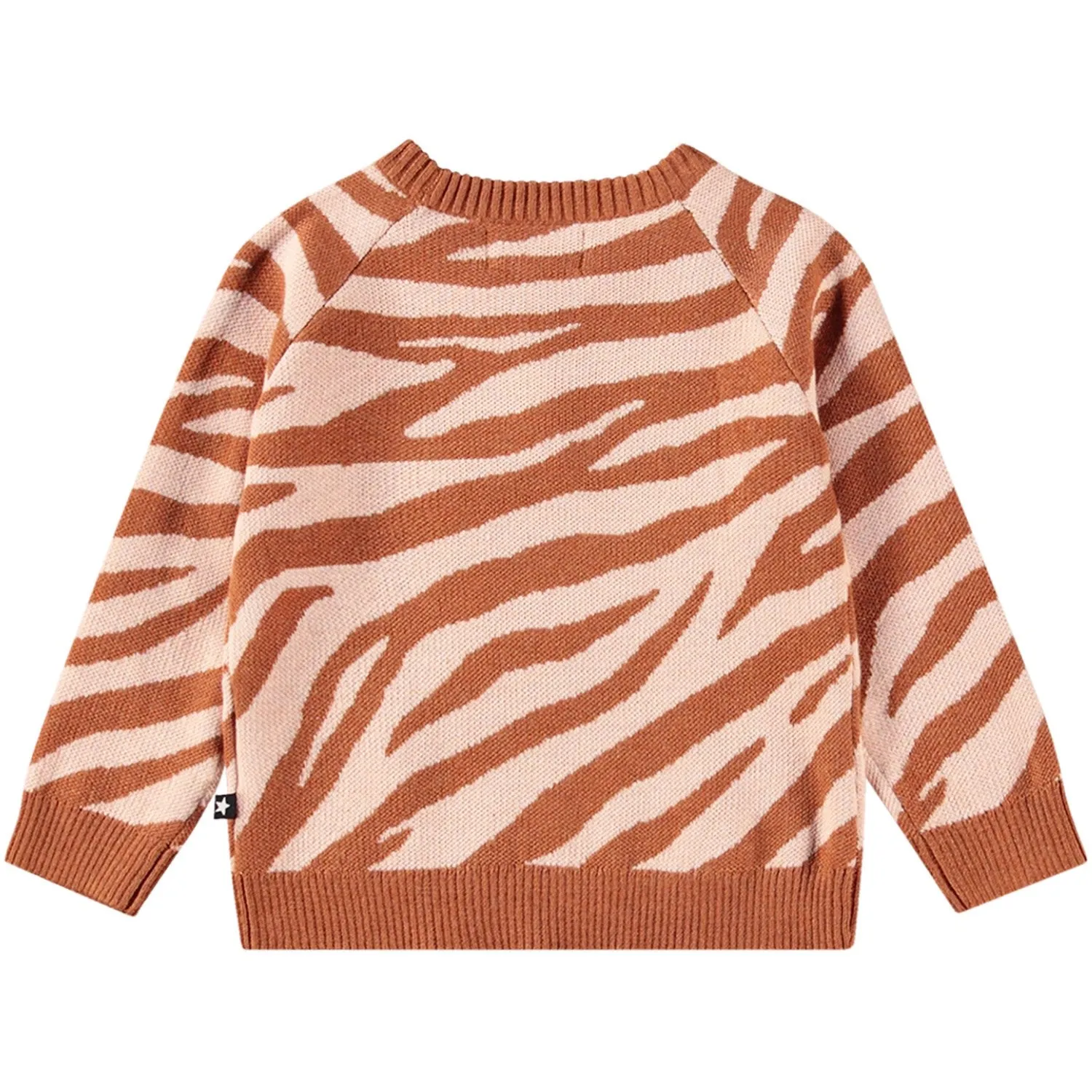 Molo Baby Zebra Knit Gilby Crewneck