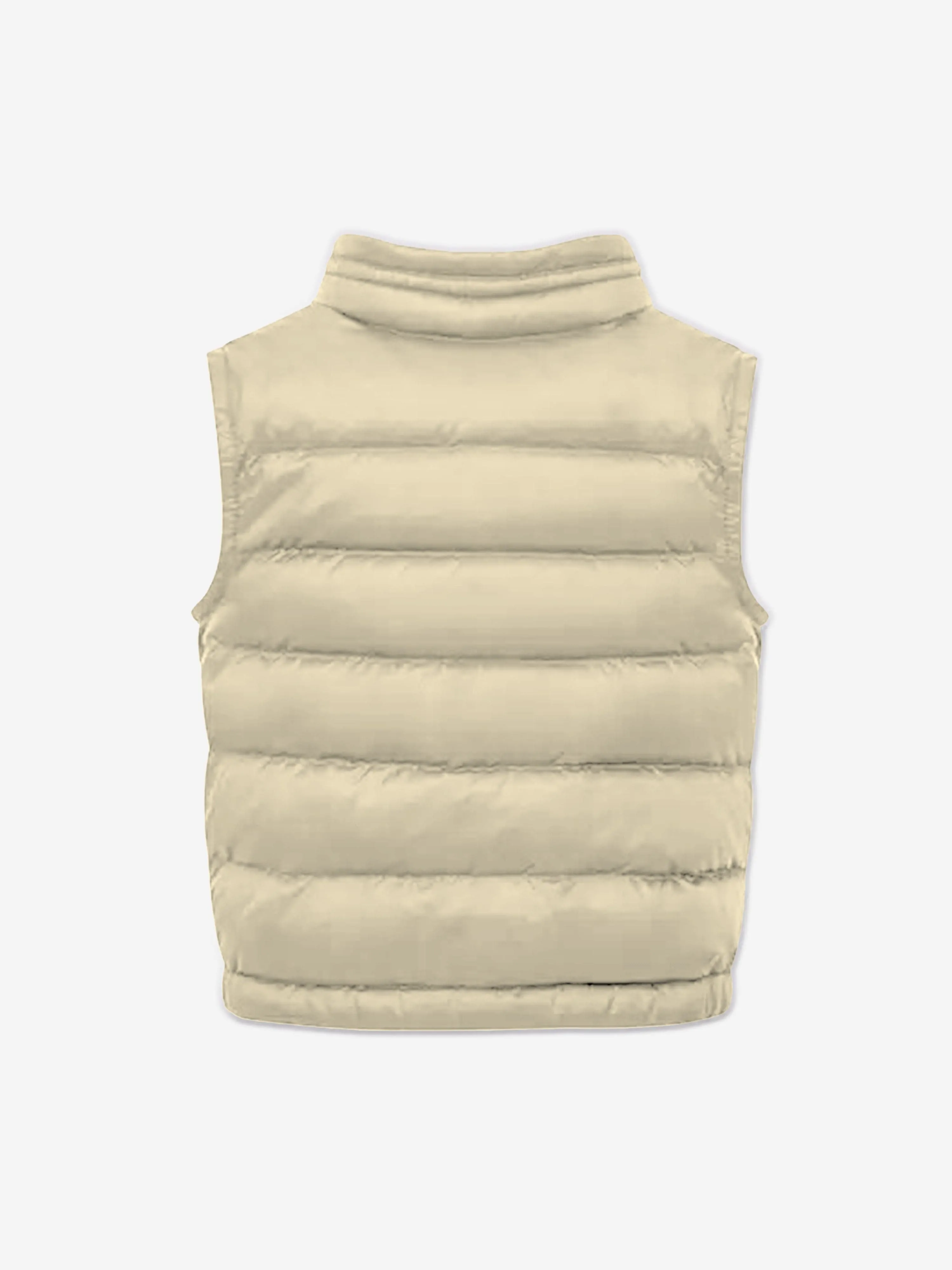 Moncler Enfant Baby Down Padded New Amaury Gilet In Beige