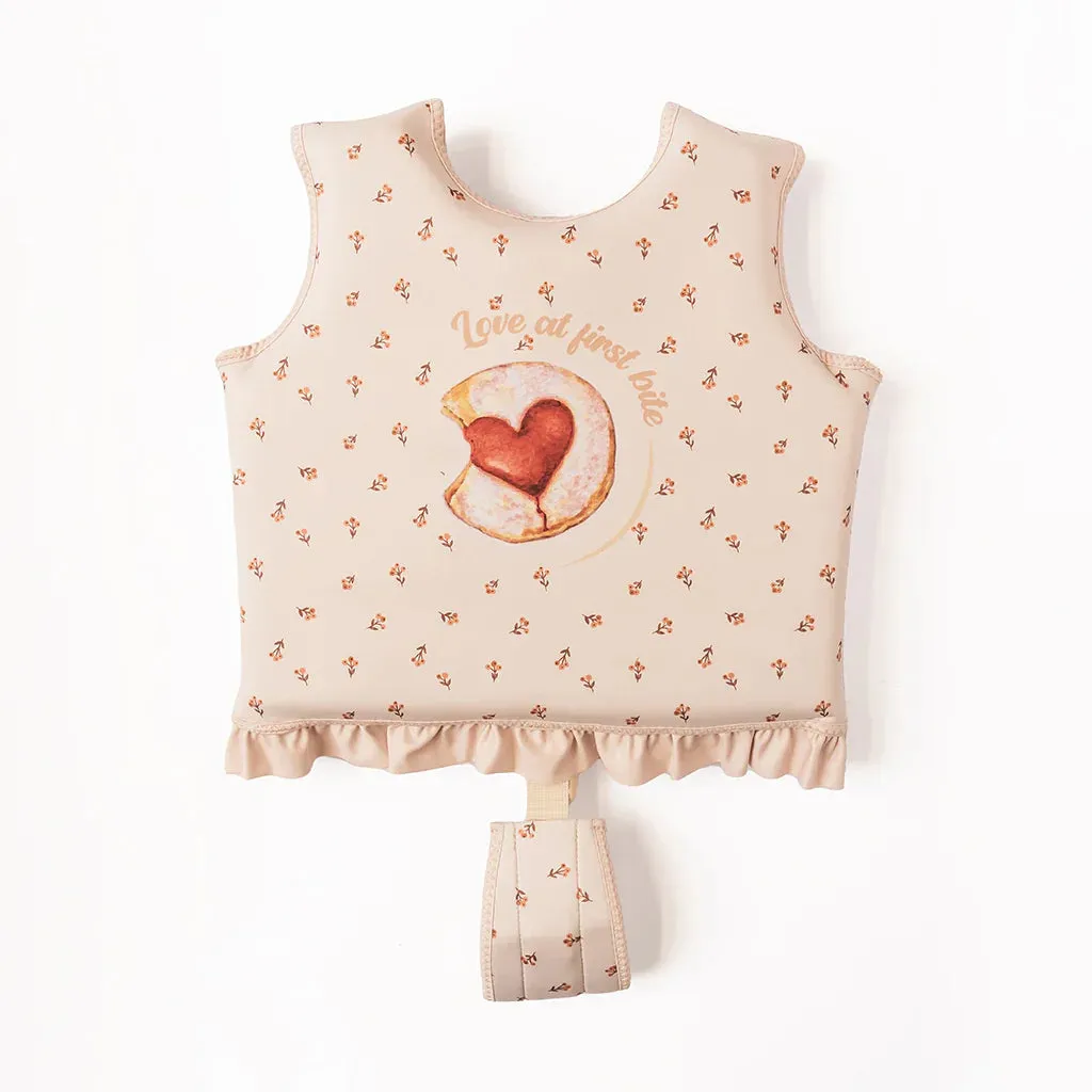 Mrs. Ertha Neoprene Float Vest Life Jacket 1-3Y | Flower Buds