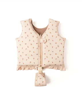 Mrs. Ertha Neoprene Float Vest Life Jacket 3-6Y | Flower Buds