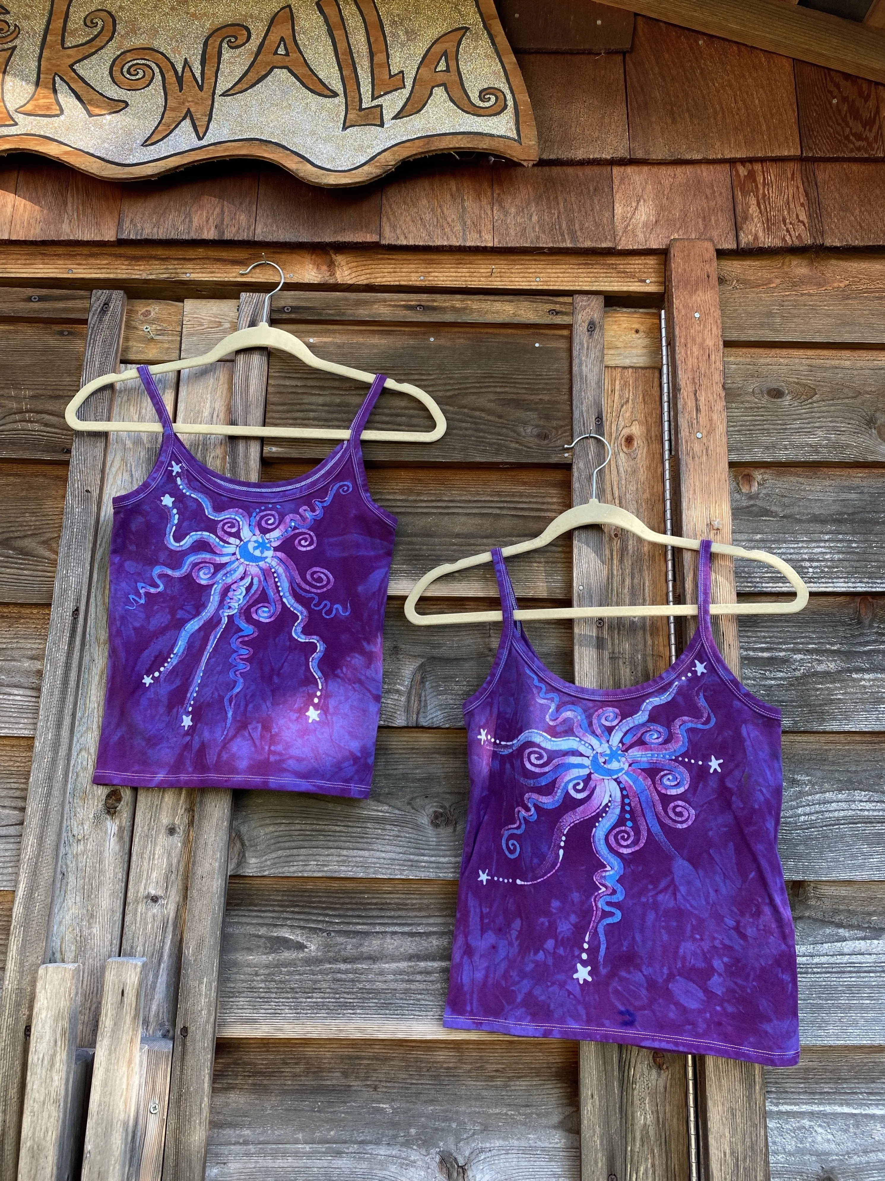 Nature Provides Purple Batikwalla Tank Top