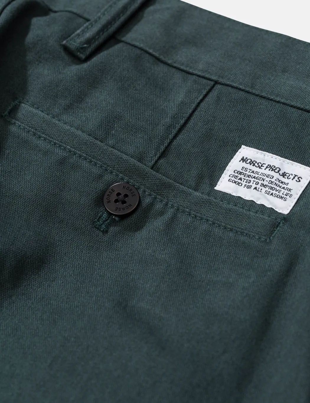 Norse Projects Aros Heavy Chino (Regular) - Spinnaker Green