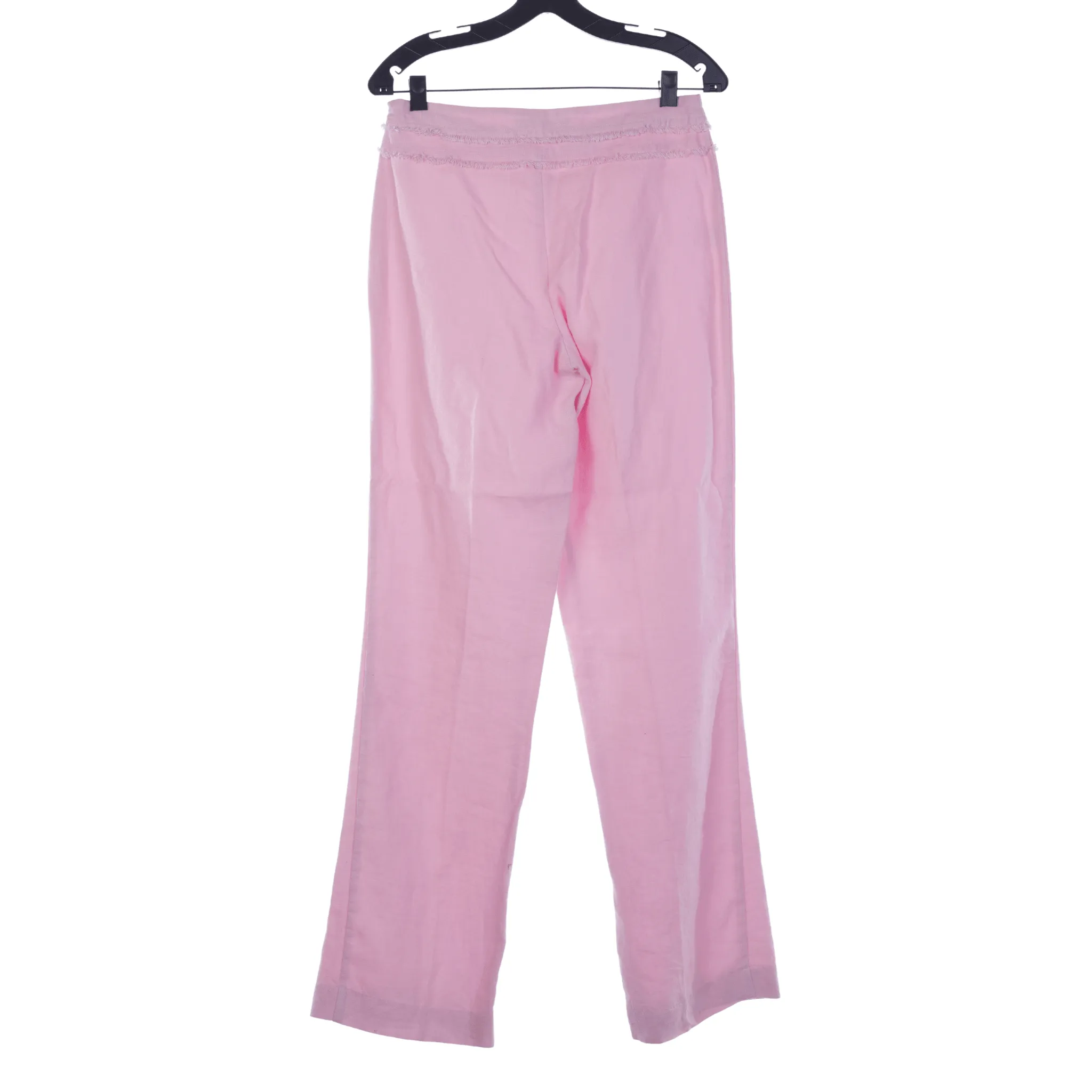 Nougat London Linen Baby Pink Trousers UK Size 12