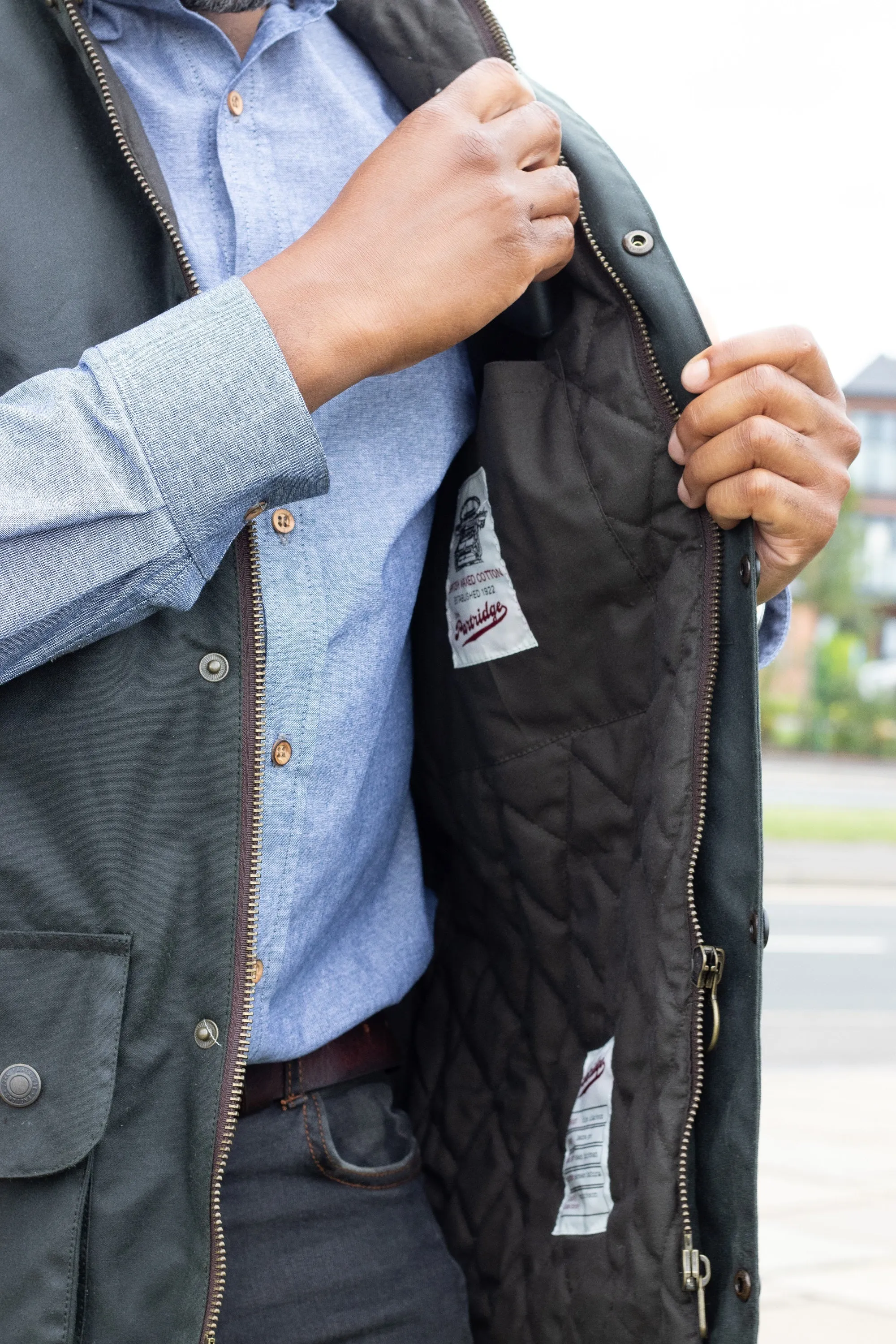 Oakland Wax Gilet - Sage