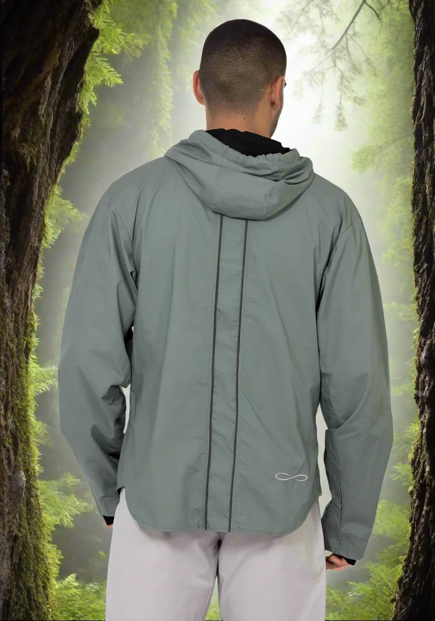 Organic Cotton Poplin Smart Running Jacket