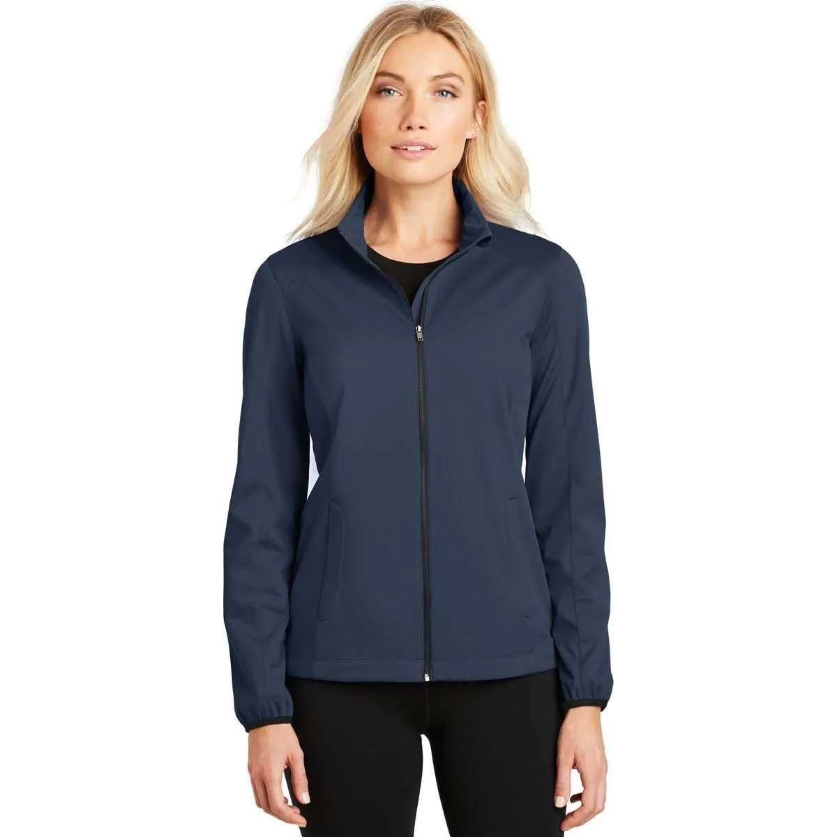 Port Authority Women's Dress Blue Navy Active Soft Shell Jacket