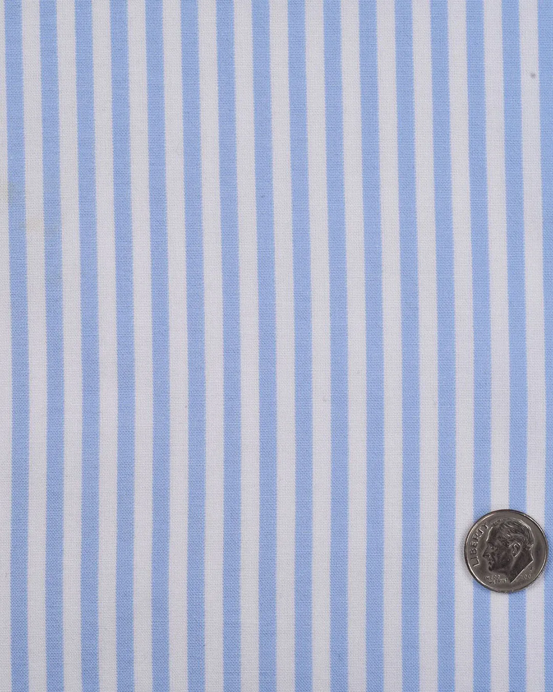 Powder Blue White Candy Stripes Seersucker