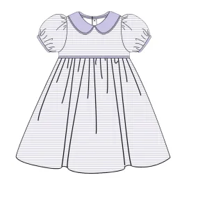 Preorder Striped Lavender Knit Dress