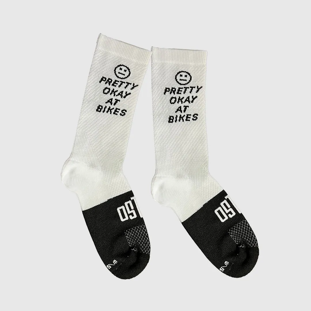 Pretty Okay at Bikes® Socks