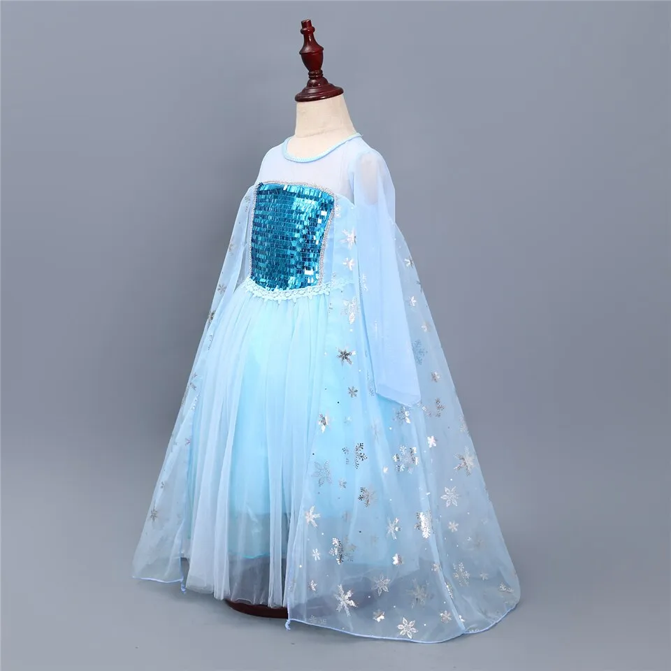 Princess Elsa Princess costume with 8 pack accessories