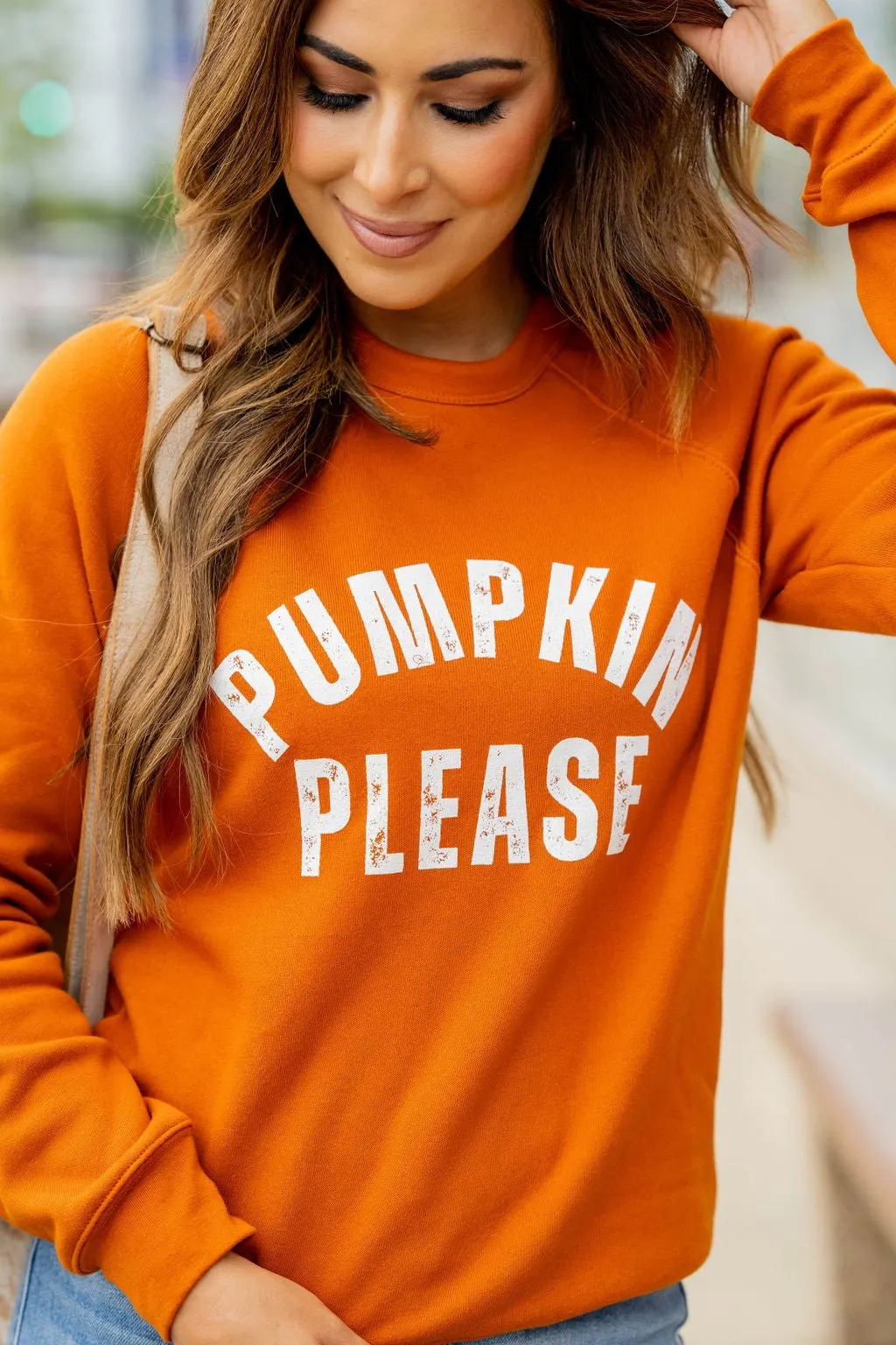 Pumpkin Please Graphic Crewneck