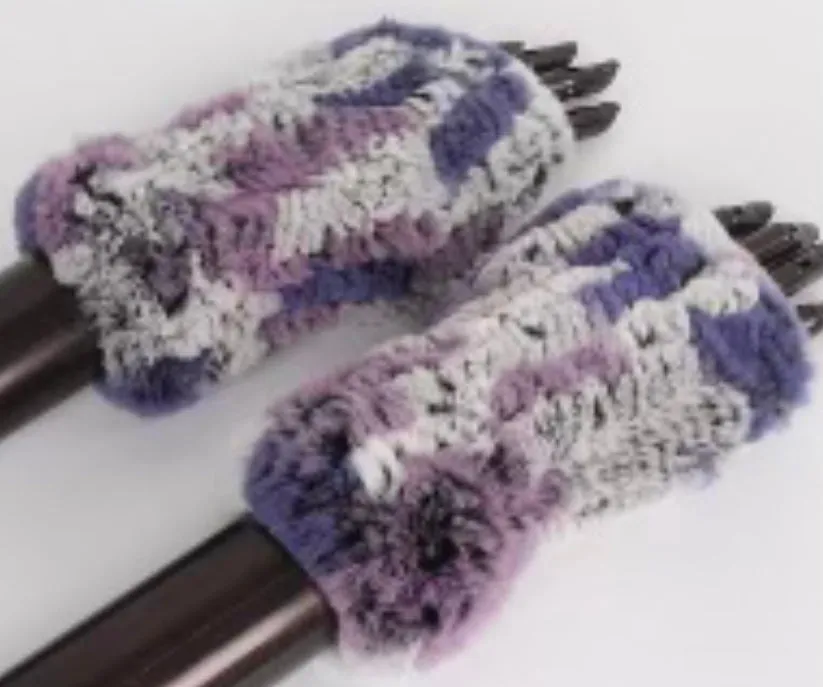 Rabbit Fur Arm Warmers - 14 Colors