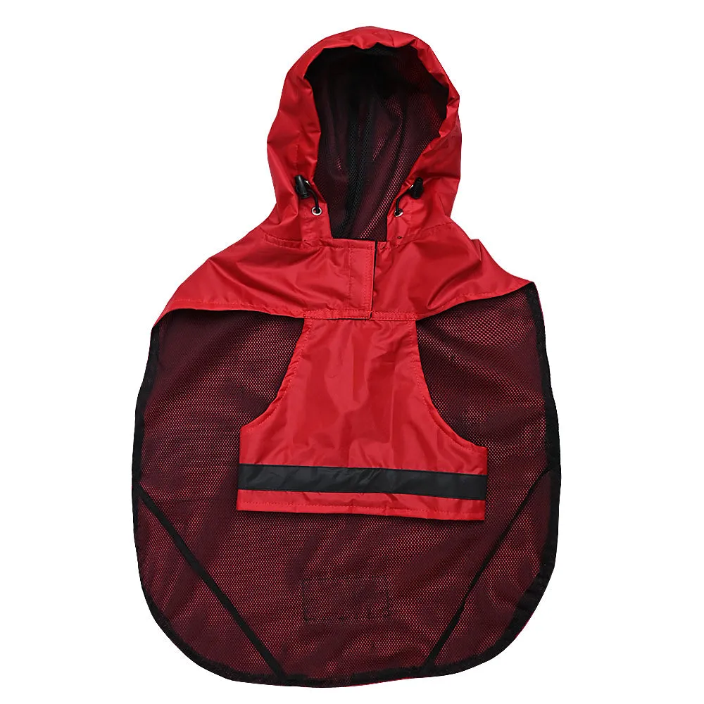 Radiant Red Raincoat