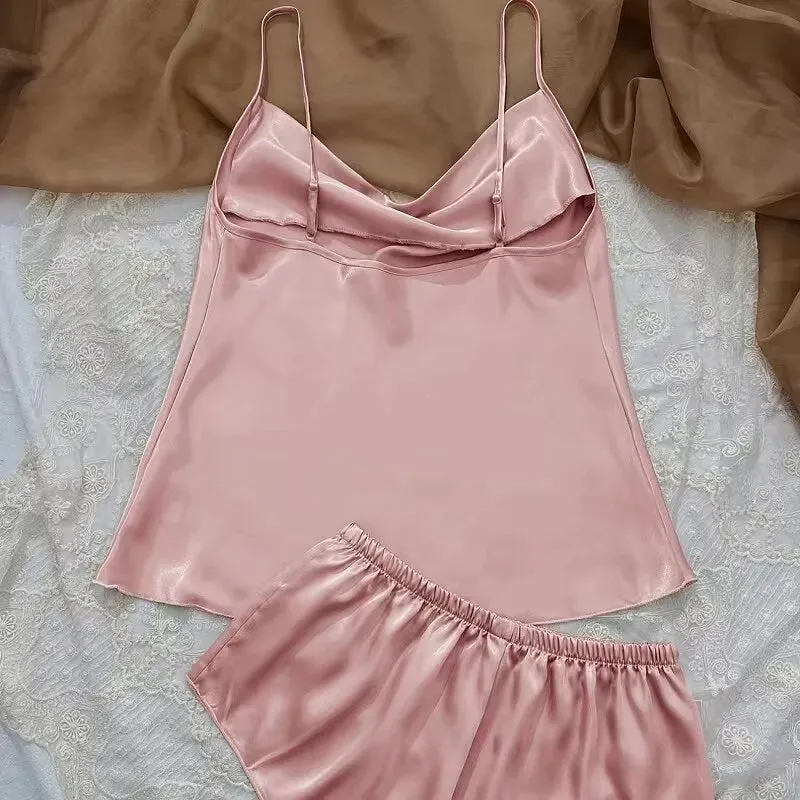 Silky Pink Pajamas