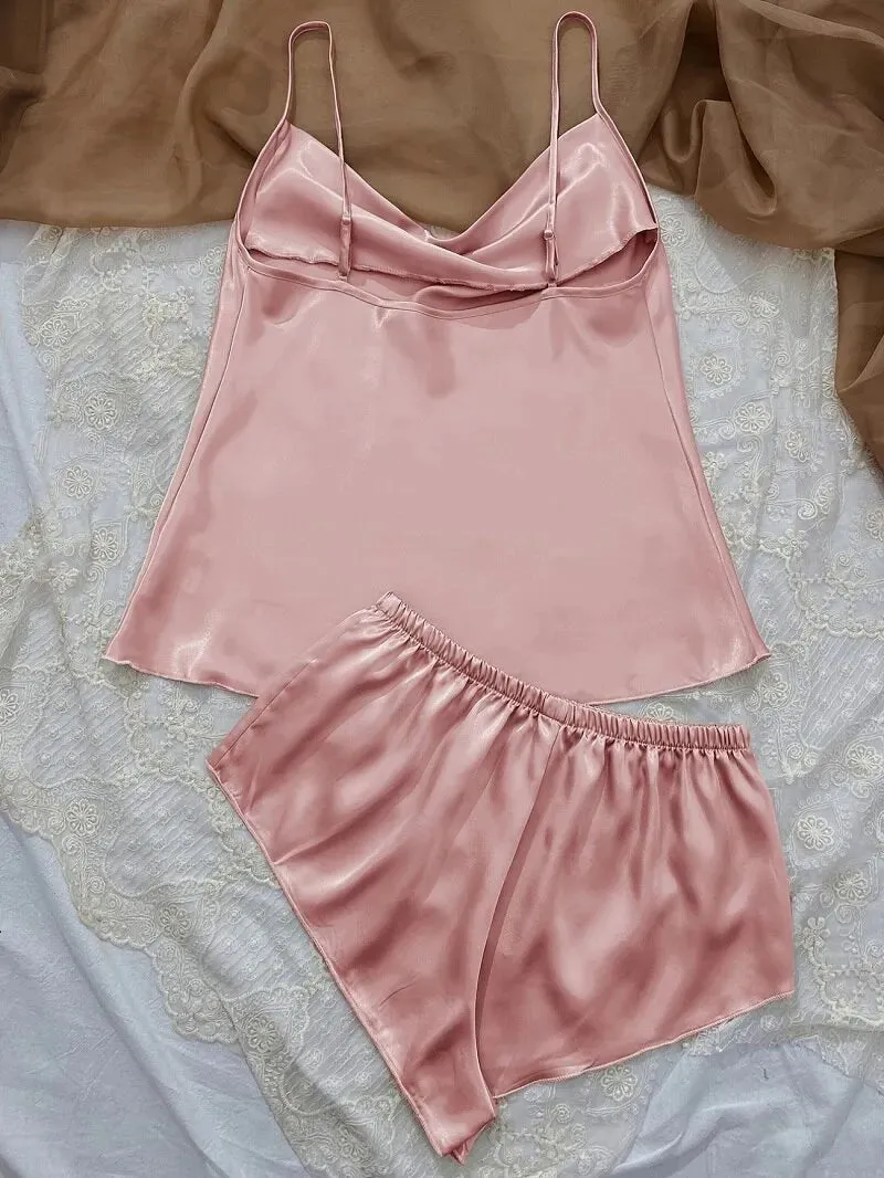 Silky Pink Pajamas