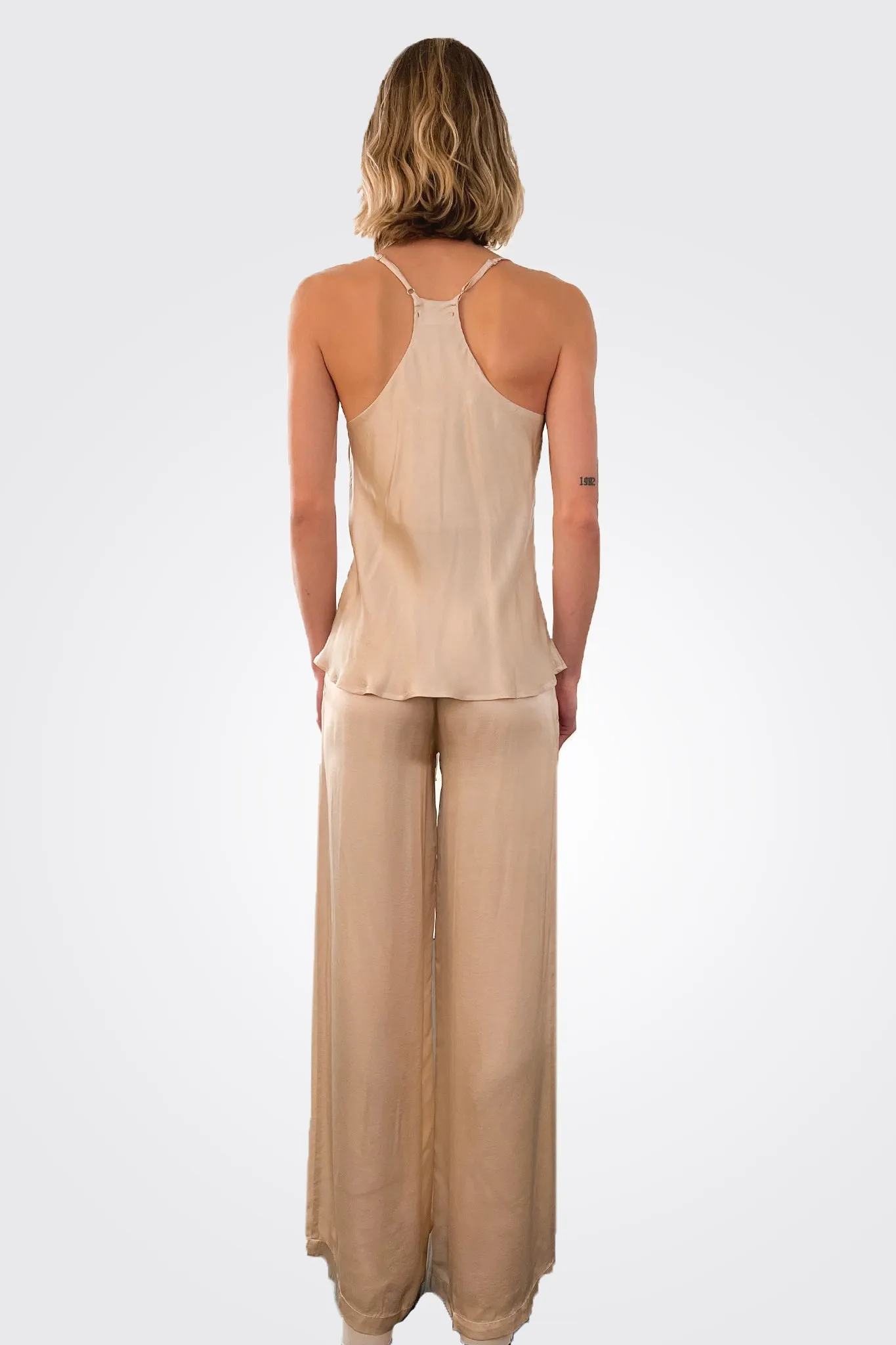 Silky Slip Top - Ecru